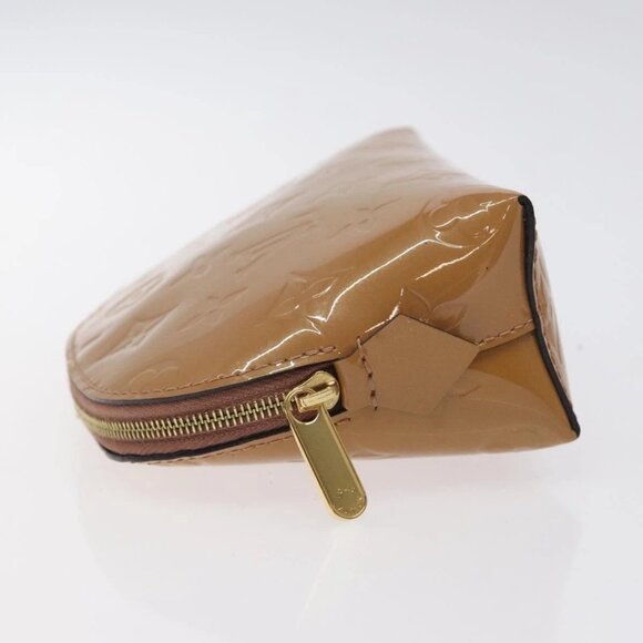 LOUIS VUITTON Vernis Pochette Cosmetic Pouch Rose Angelique M90086 Auth 127637 - Picture 5 of 16
